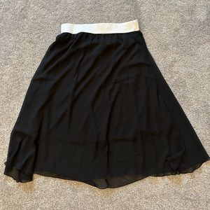 Lularoe Lola black with white band
